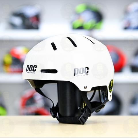 Nón Bảo Hiểm POC P05 Freesize FREESHIP - Trắng Bóng