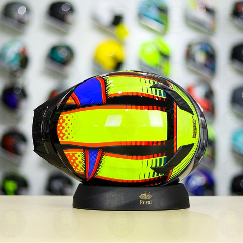 Combo Mũ Fullface ROC 05 K3SV SOLELUNA + Thêm Kính + Gắn Đuôi Gió FREESHIP