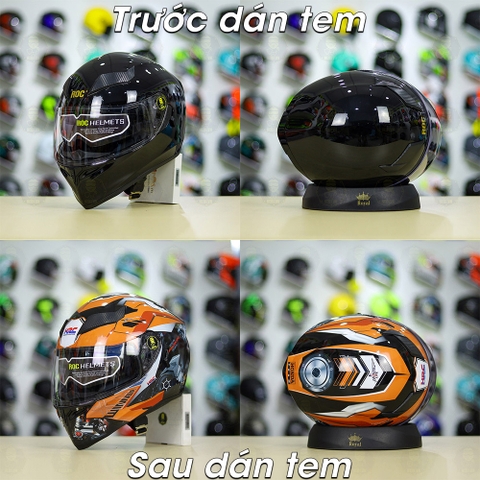 Tem Decal Honda Winner Cam Cho Nón Fullface - Không Nón - FREESHIP