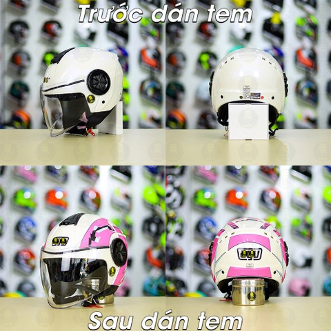 Tem Decal AGV Blade Hồng cho ROC 06/ YOHE 851 - Freeship