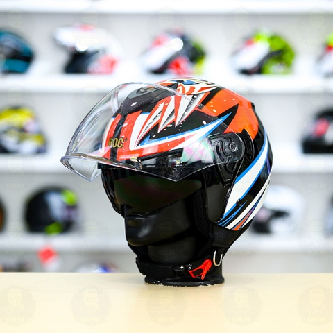 Mũ 3/4 ROC 07 BASANI 2 Kính Nhỏ Gọn Nhẹ FREESHIP