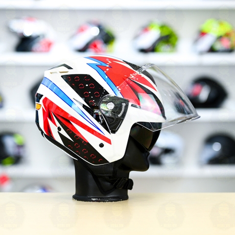 Mũ 3/4 ROC 07 Kasma Dragon Boy 2 Kính Nhỏ Gọn Nhẹ FREESHIP