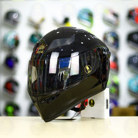 Mũ Fullface Royal M138B Đen Bóng FREESHIP