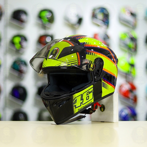 Mũ Royal M138b Đen Bóng + Tặng Dán Tem Decal AGV SOLELUNA Vàng FREESHIP