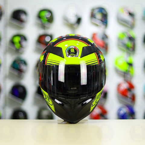 Mũ Royal M138b Đen Bóng + Tặng Dán Tem Decal AGV SOLELUNA Vàng FREESHIP