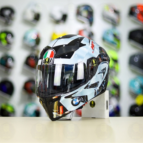 Mũ Royal M138b Đen Bóng + Tặng Dán Tem Decal BMW Bạc FREESHIP