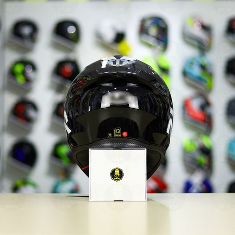 Mũ Royal M138b Đen Bóng + Tặng Dán Tem Decal Monster FREESHIP