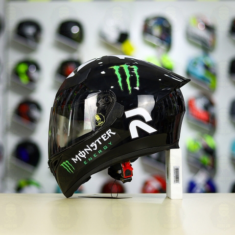 Mũ Royal M138b Đen Bóng + Tặng Dán Tem Decal Monster FREESHIP