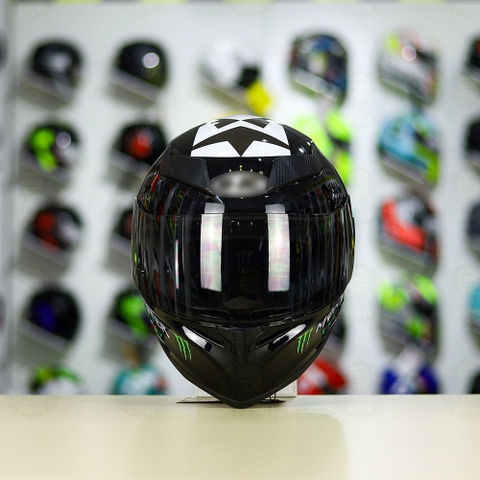 Mũ Royal M138b Đen Bóng + Tặng Dán Tem Decal Monster FREESHIP