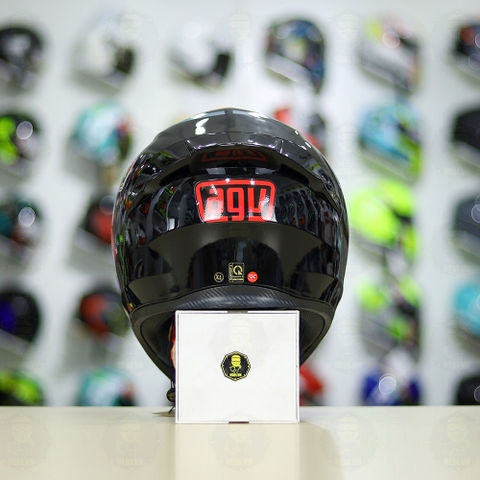 Mũ Royal M138b Đen Bóng + Tặng Dán Tem Decal AGV MYTH V1 Đỏ FREESHIP