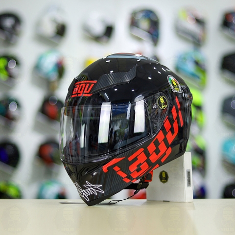 Mũ Royal M138b Đen Bóng + Tặng Dán Tem Decal AGV MYTH V1 Đỏ FREESHIP