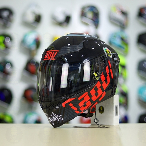 Mũ Royal M138b Đen Bóng + Tặng Dán Tem Decal AGV MYTH V1 Đỏ FREESHIP