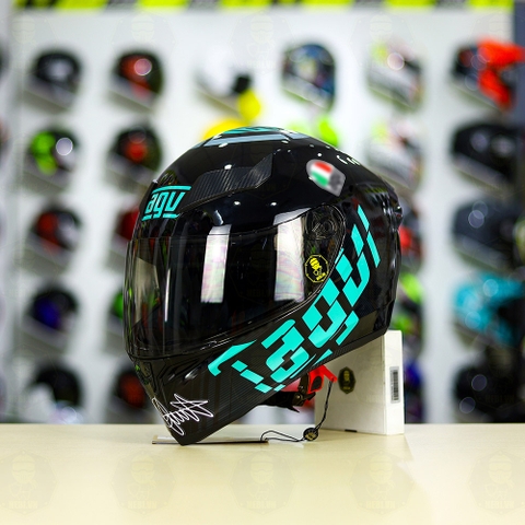 Mũ Royal M138b Đen Bóng + Tặng Dán Tem Decal AGV Myth V1 Xanh Ngọc FREESHIP