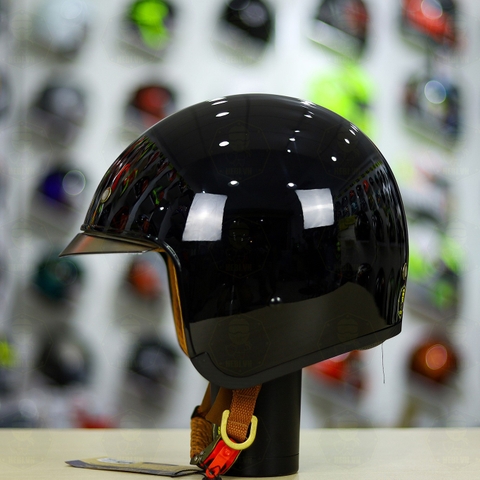 Mũ 3/4 Royal M139 Đen Bóng FREESHIP