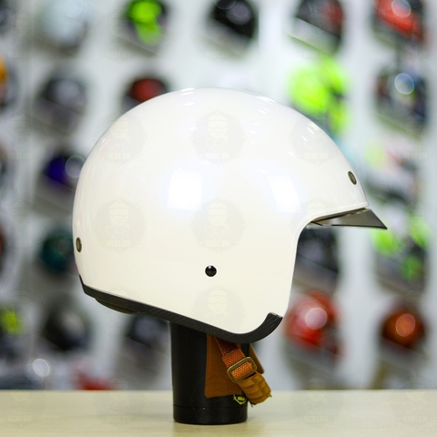 Mũ 3/4 Royal M139 Trắng Bóng 2024 FREESHIP