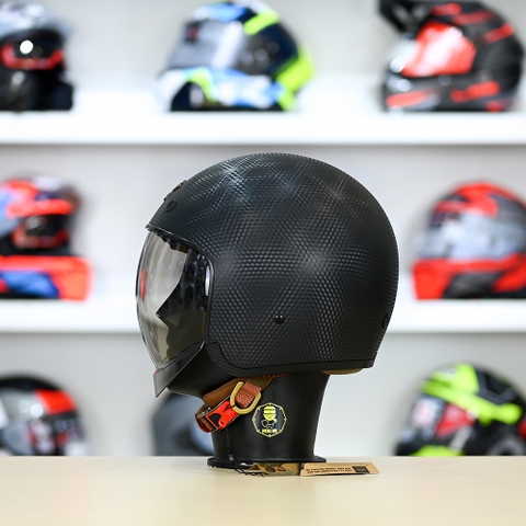 Mũ 3/4 Royal M139 Vân Carbon Nhám FREESHIP