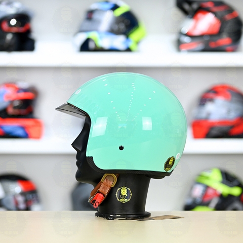 Mũ 3/4 Royal M139 Xanh Ngọc Pastel FREESHIP