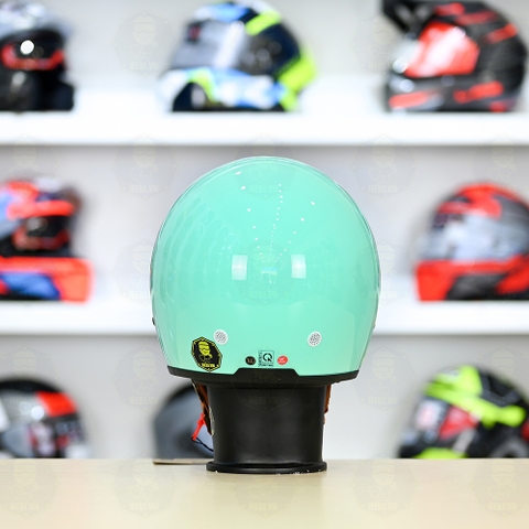 Mũ 3/4 Royal M139 Xanh Ngọc Pastel FREESHIP