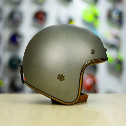 Mũ 3/4 Royal M20C Ruby Xám Nhám FREESHIP