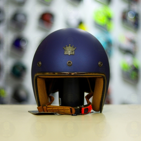 Mũ 3/4 ROYAL M20C Ruby Xanh Mực Nhám FREESHIP