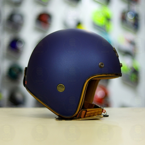 Mũ 3/4 ROYAL M20C Ruby Xanh Mực Nhám FREESHIP