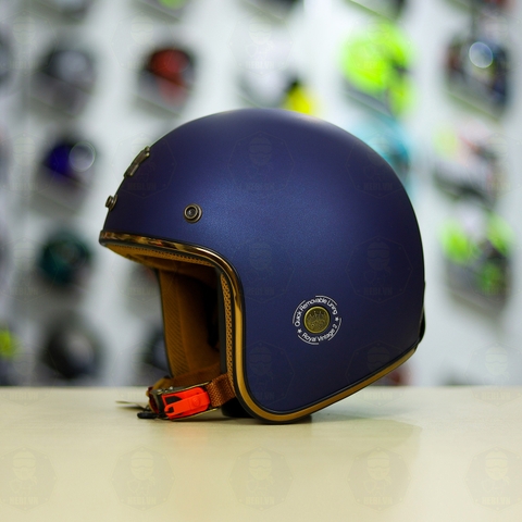 Mũ 3/4 ROYAL M20C Ruby Xanh Mực Nhám FREESHIP