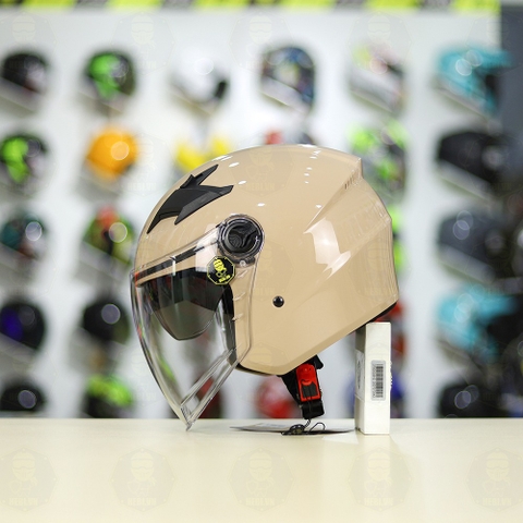 Mũ 3/4 Royal M268(2 Kính) Ngà Bóng Nhỏ Gọn Nhẹ FREESHIP