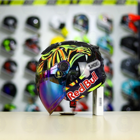 Mũ 3/4 ROYAL XH01 + Dán Tem Decal Shoei KURAMA FREESHIP