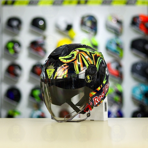 Mũ 3/4 ROYAL XH01 + Dán Tem Decal Shoei KURAMA FREESHIP