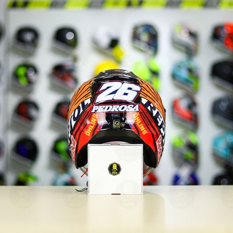 Mũ 3/4 ROYAL XH01 + Dán Tem Decal Honda REPSOL FREESHIP