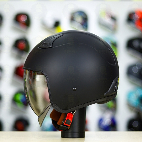 Mũ 3/4 Royal M139 SKY ROC Đen Nhám + Tặng Khóa FREESHIP