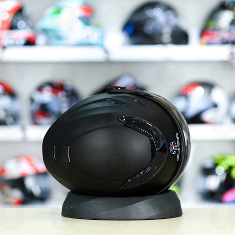 Mũ 1/2 Sunda 125BC Đen Nhám FREESIZE