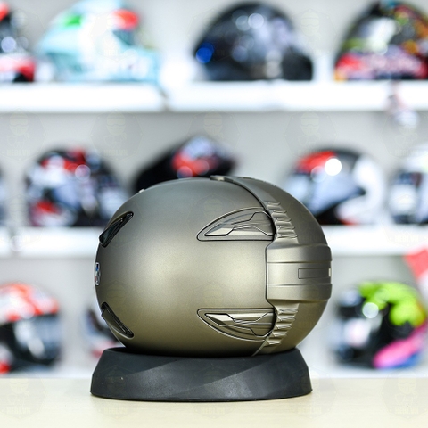 Mũ 1/2 Sunda 135D Xám Nhám FREESIZE