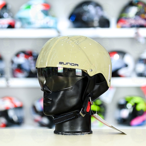 Mũ 1/2 Sunda 135D Ngà Bóng FREESIZE