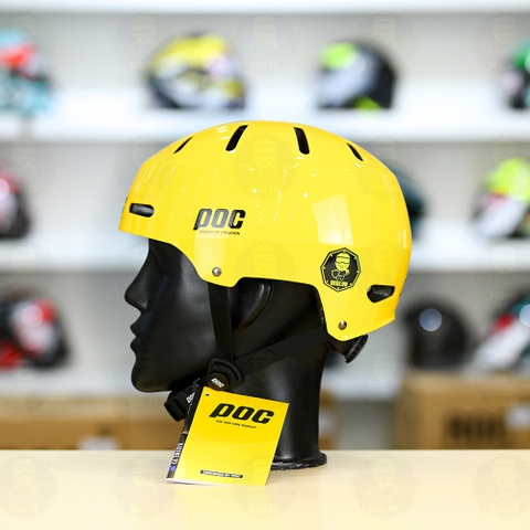 Nón Bảo Hiểm POC P05 Freesize FREESHIP - Vàng Bóng