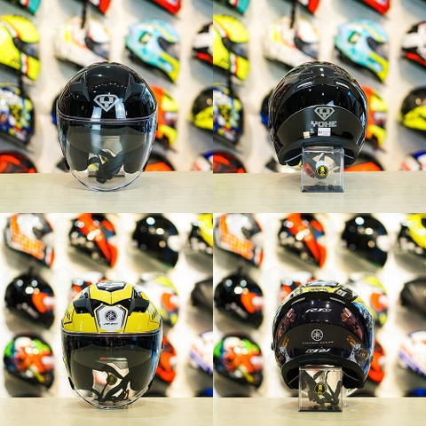 Tem 3/4 Yamaha R1M  Yellow Light Cho Yohe 878 - Không Nón - FREESHIP