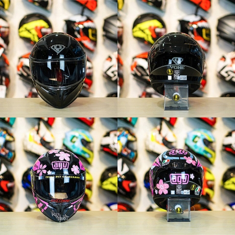 Tem Decal AGV Myth Version 2 Pink Candy Cho Nón Fullface - Không Nón - FREESHIP