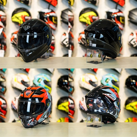 Tem Decal Ducati Version 2 Cho Nón Fullface - Không Nón - FREESHIP