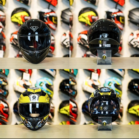 Tem Decal Yamaha R15 Vàng Cho Nón Fullface - Không Nón - FREESHIP