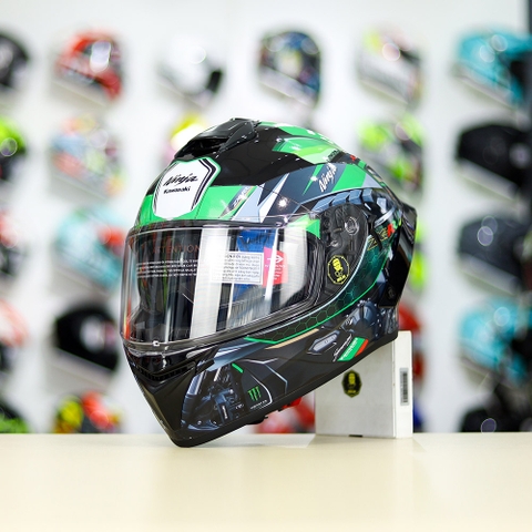 Mũ Fullface EGO E81 Dán Decal Kawasaki Ninja FREESHIP
