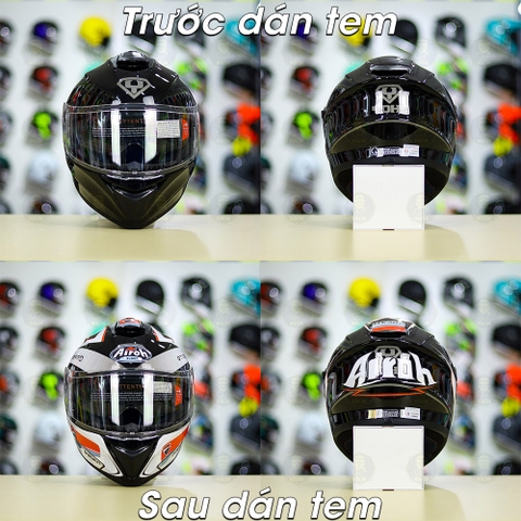 Tem Decal Ducati Version 1 Cho Nón Fullface - Không Nón - FREESHIP