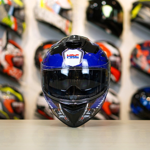 Mũ Fullface EGO E81 Đen Bóng + Tem Honda WINNER Xanh GP FREESHIP