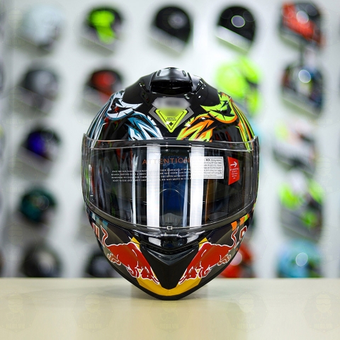 Mũ Fullface EGO E81 Đen Bóng + Dán Tem Decal Shoei KURAMA FREESHIP