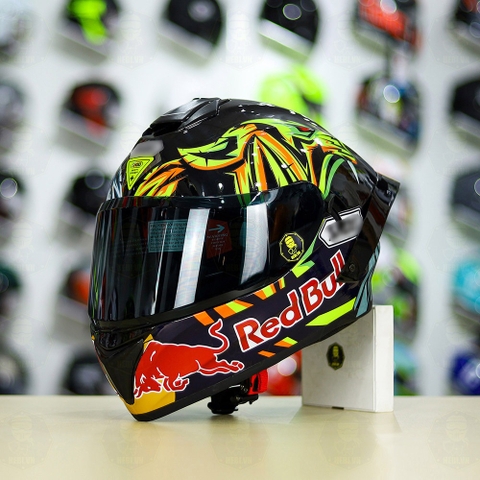 Mũ Fullface EGO E81 Đen Bóng + Tem Shoei KURAMA Dạ Tiệc FREESHIP