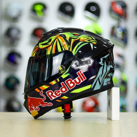 Mũ Fullface EGO E81 Đen Bóng + Dán Tem Decal Shoei KURAMA FREESHIP