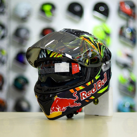 Mũ Fullface EGO E81 Đen Bóng + Dán Tem Decal Shoei KURAMA FREESHIP