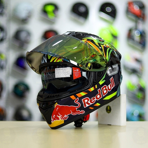 Mũ Fullface EGO E81 Đen Bóng + Dán Tem Decal Shoei KURAMA FREESHIP