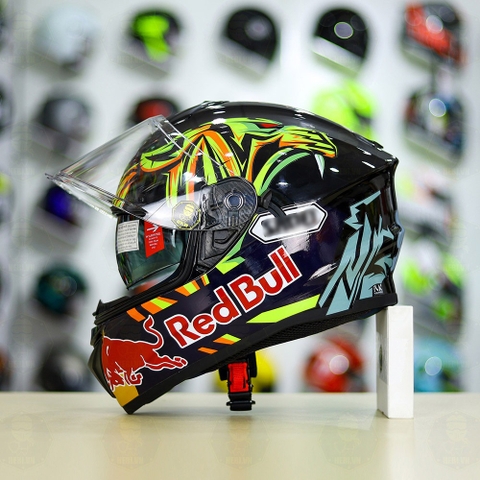 Mũ Fullface EGO E81 Đen Bóng + Dán Tem Decal Shoei KURAMA FREESHIP