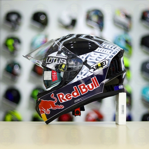 Mũ Fullface EGO E81 Đen Bóng + Dán Tem Decal SHOEI M93 V2 Silver FREESHIP