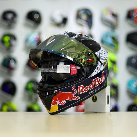 Mũ Fullface EGO E81 Đen Bóng + Dán Tem Decal SHOEI M93 V2 Silver FREESHIP